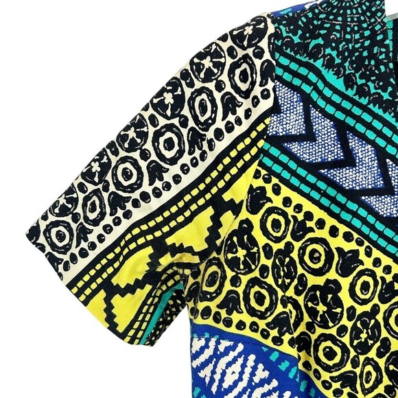 Plenty by Tracy Reese Anthropologie Dress  Size 2 Multi Color New Moon Tribal - Picture 6 of 10